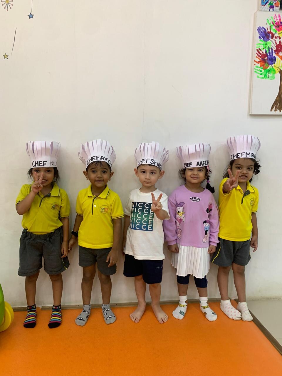 Children sharing a caring moment during daycare